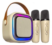 Comprar Caixinha Som Karaokê 2 Microfones Sem Fio Bluetooth Infantil