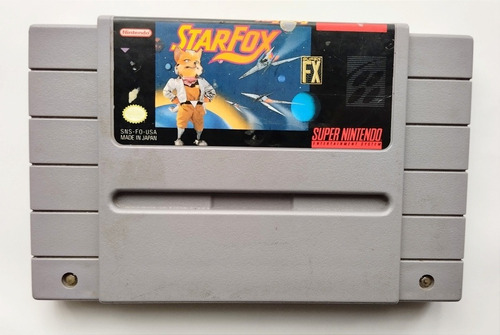 Juego Star Fox Super Nintendo Snes Original Usado Funcional