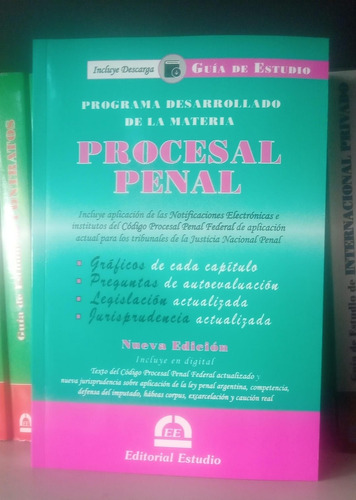 Guía De Procesal Penal Última Edición!! / Font