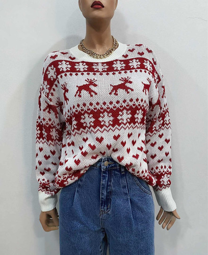 Suéter Navideño De Navidad Ugly Sweater Christmas Tejido 11