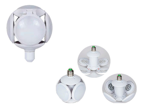 Lámpara Led 60 W E27 Articulada Con Forma De Flor.