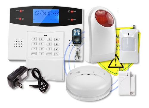 Kit Sistema De Alarma Inalámbrico Gsm, Wifi Y Pstn +app 111+