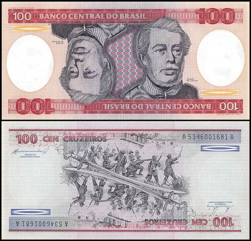 Brasil - Billete 100 Cruzeiros 1984 - Unc