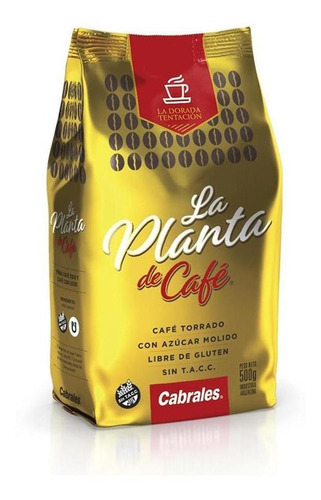 Imagen 1 de 6 de Cafe Molido Cabrales La Planta 500gr Torrado