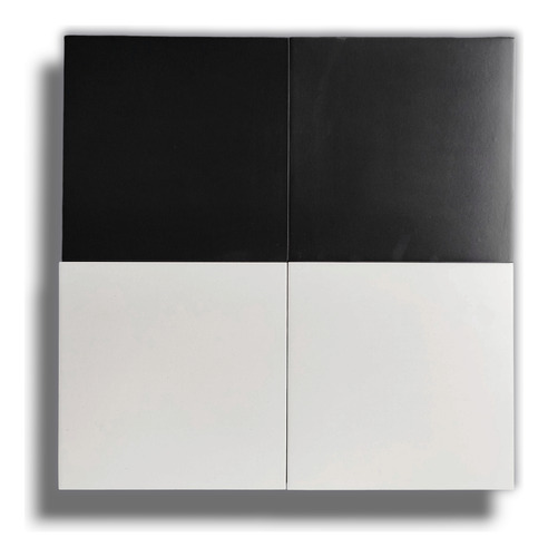 Ceramica Oferta Damero Blanco Y Negro 31x31 Cm.