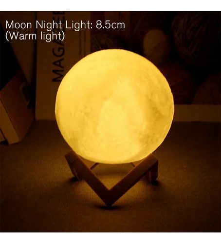 Luz Nocturna Led 8cm Con Soporte Luz Nocturna Estrellada