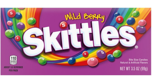 Dulces Skittles Wild Berry 99g Americanos