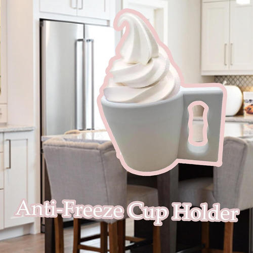 Pintas De Helado Reutilizables Impresas En 3d, Mango Anticon