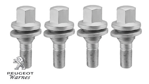 Kit 4 Bulones Llanta Aleacion Original Berlingo 98-09 1.9 D