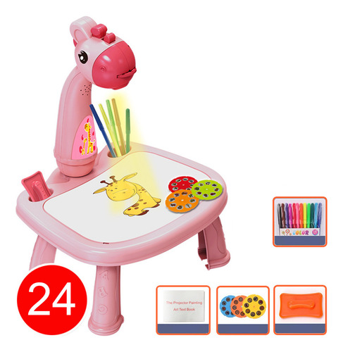 Escritorio Proyector U Child Smart Estilo Jirafa Con Luz 263