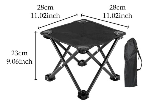 Camping Taburete Reclinable Reposador De Pie Resistente