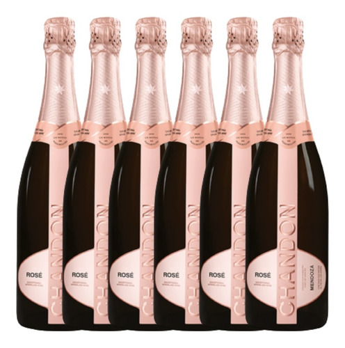Champagne Chandon Rose 750ml Caja X6 - Gobar®