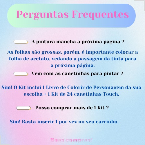 Kit Livro De Colorir Lilo & Stitch Rosa Folha A5 + 24 Canetas Bobbie Goods
