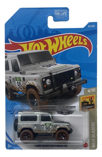 Hot Wheels Baja Blazers 32/250 - Land Rover Defender (zamac)