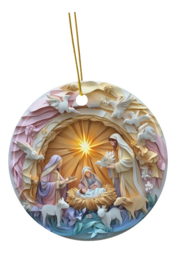 Adorno Para De Navidad, Pequeño Colgante De Nacimiento De