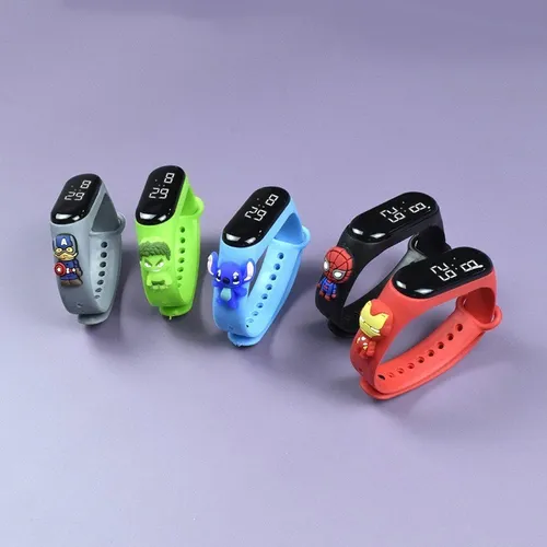 D Pack 10 Reloj Led Economico Mayoreo Pulsera Barato Lote1