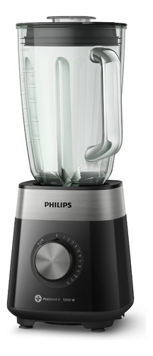 Licuadora Portátil Philips Serie 5000 Hr2242 2 L Negra Con Jarra De Vidrio 220v