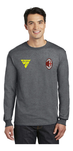 Camiseta Manga Larga Milan Deportes Futbol Ligas Europa