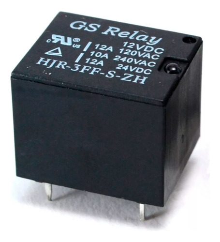 Relé Relay Simple Inversor 12v 10a 5 Pines Pack X 10unidades