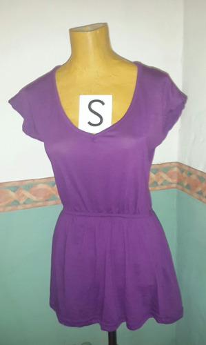 Remera / Vestido Corto. T S.medidas.san Isidro.leer Info..