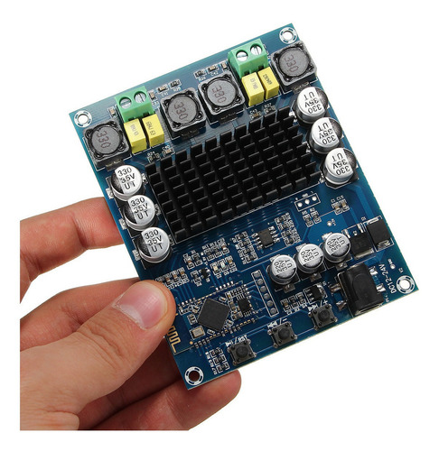 Hobbytronica Modulo Amplificador Audio Xh-m548 Tpa3116d2 2x120w Bluetooth 12V