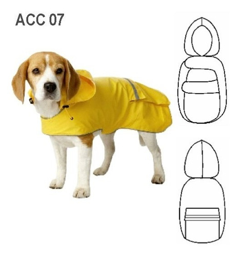 Molde, Patrón Impermeable Perro