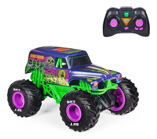 Carro Monster Jam Grave Digger 1:15 Control Todo Terreno