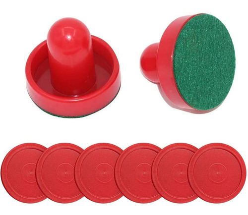 Imagen 1 de 7 de Nonbrand Air Hockey Pucks And Paddles Replacement Pucks