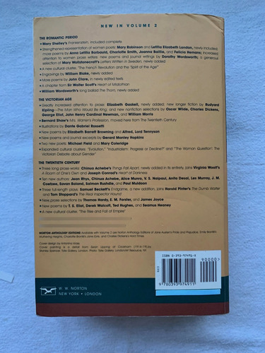 The Norton Anthology Of English Literature - Volume 2 (Usado)