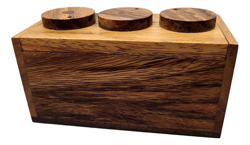 Caja De Rompecabezas Con Cerradura Secreta Con Combinacio...