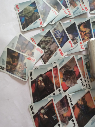 Mazo De Cartas Star Wars Lenticulares Cartamundi 2011 (Usado)
