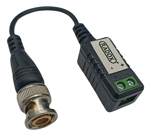 Adaptador Bnc Balun Pasivo Con Conector, Transceptor