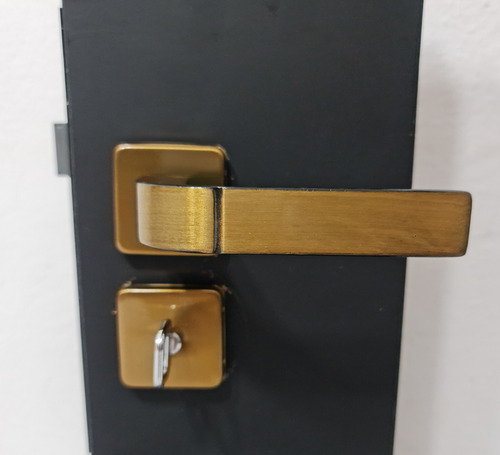 Fechadura Para Porta Banheiro Wc Modena Bronze Mgm