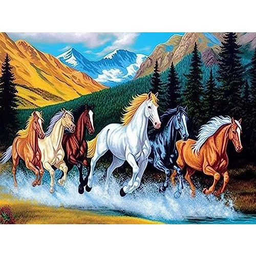 Pintura De Diamantes 5d War Horse, Pinta Diamantes, Art...