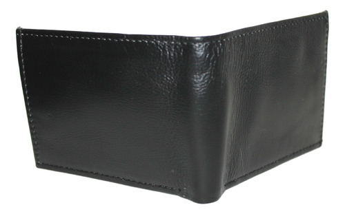 Cartera Hombre Piel Genuina Billetera Cuero Bifold Premium