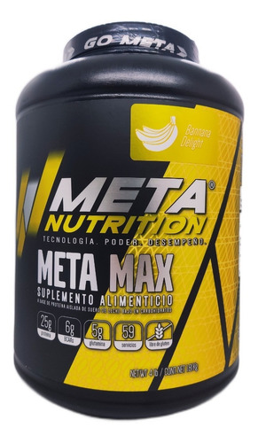 Proteina Meta Max Meta Nutrition 4 Lbs (sabores) Sabor Bannana Delight