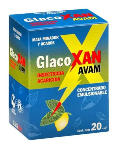 Glacoxan Avam Insecticida Ácaros Minador Huerta Jardín X20cm