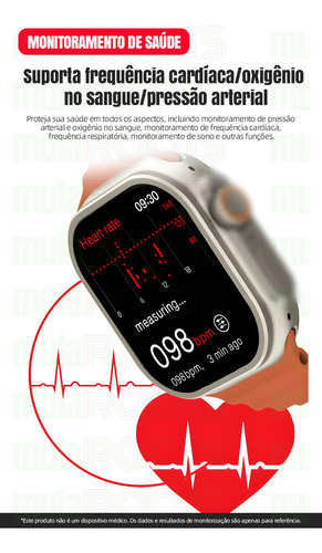 Relógio Smartwatch X9 Ultra2 Amoled Nfc Com 2 Pulseiras Caixa Preto Pulseira Preto Bisel Preto Desenho Da Pulseira Omdulada