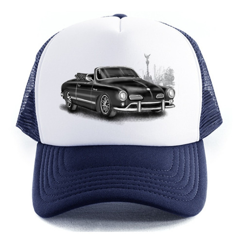 Gorra Karmann Ghia Negro Descapotable