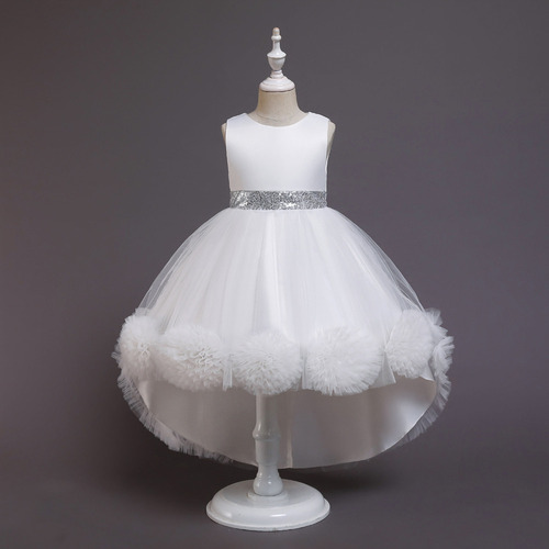 Vestido De Princesa Para Niñas De Cola Actuación De Piano