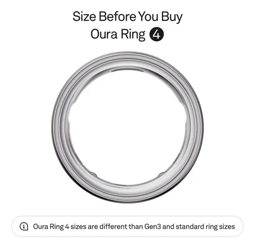 Oura Ring Horizon 4 Geração - Tamanho 10 Cor Silver | MercadoLivre