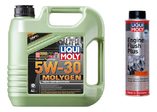 Combo Aceite Liqui Moly 5w-30 + Limpia Motor Engine