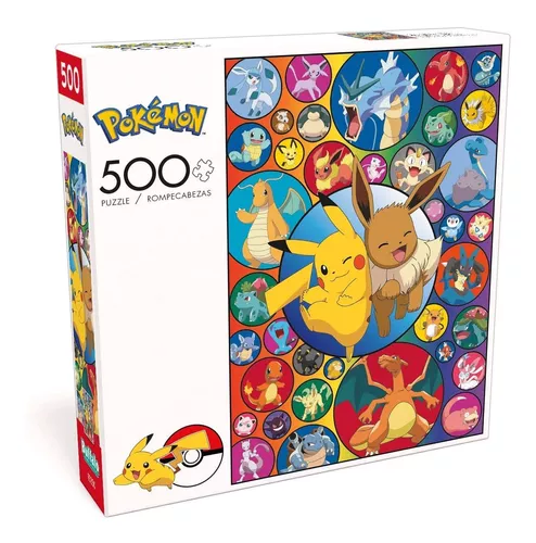 Quebra-Cabeça Pokemon 300 500 1000 Peças De Madeira Jogos