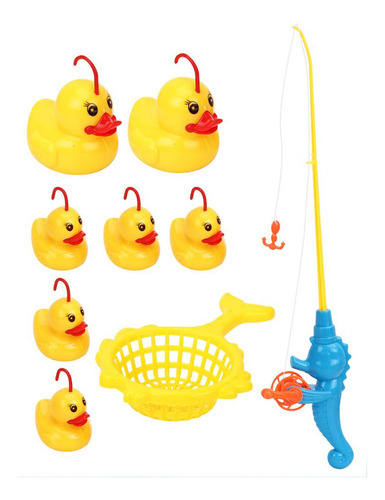 Ll Juego Pesca Patos, Juego 9 Unidades/juego Baño D