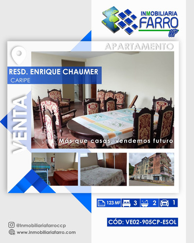 Imagen 1 de 11 de Se Vende Apartamento Resd Enrique Chaumer Ve02-905cp-esol