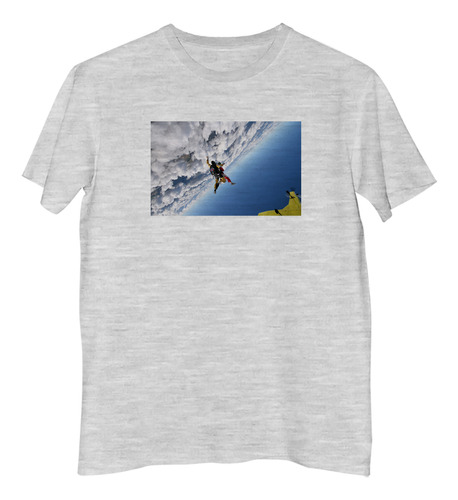 Remera Hombre Skydiving Deporte Extremo Vuelo Razo M1