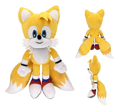 Peluche Tails 30 Cm Diseño Exclusivo - Sonic The Hedgehog