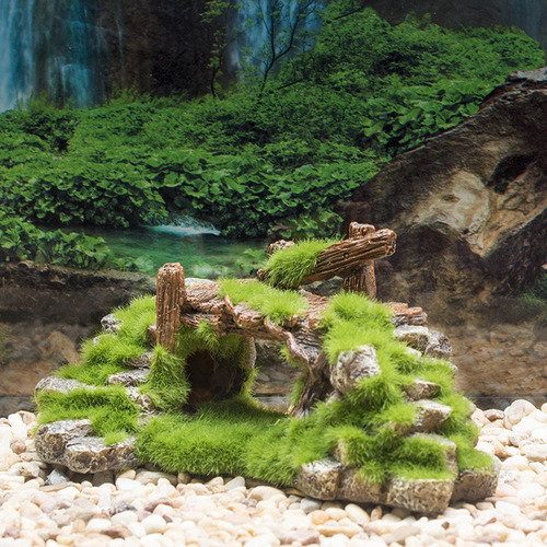 Ornamento Del Tanque De Peces Del Árbol De Rocalla Del
