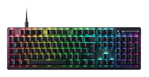 Teclado Gamer Razer Deathstalker V2 Rgb Óptico Red Lineal Es Color Del Teclado Negro Idioma Español España Es Qwerty