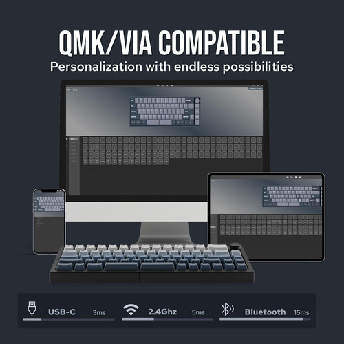 Teclado Programable Epomaker Split65, Teclado Mecánico En El